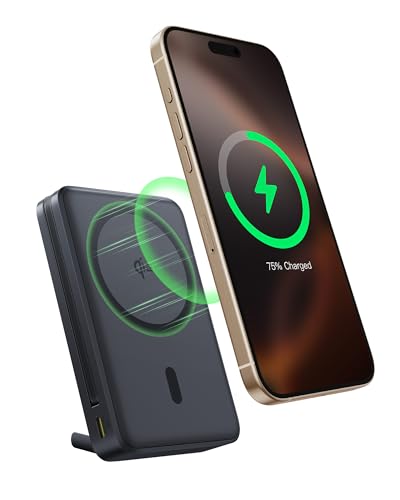 Baseus Nomos Qi2 Magsafe Powerbank, 15W Magnetische Power Bank für